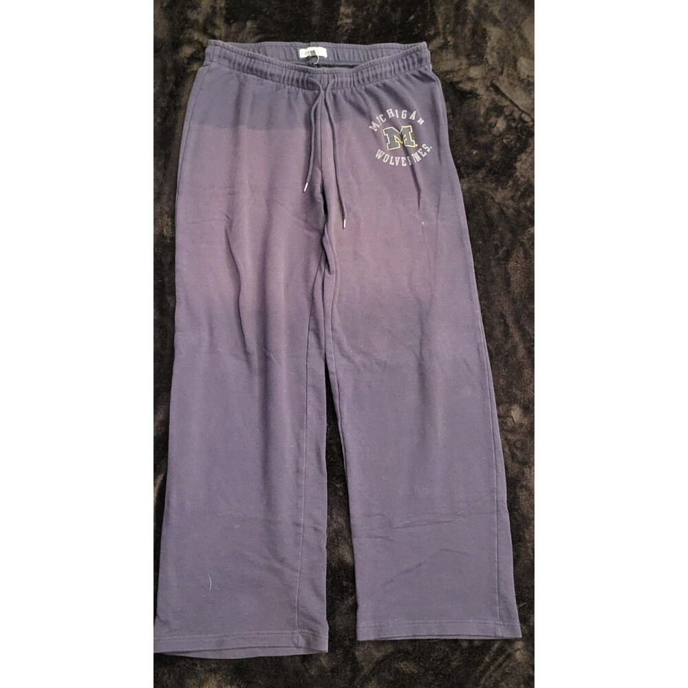 Camp David Comfortable Woman's Wide Leg Michigan Wolverines Sweatpants  Medium